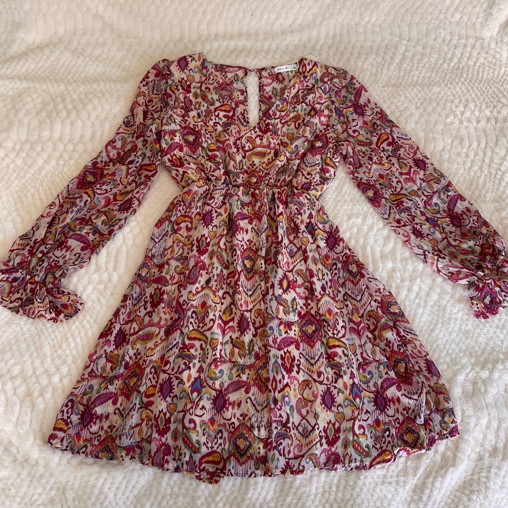 Floral Long Sleeve Dress